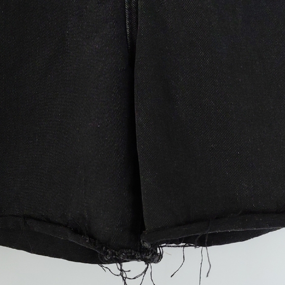 Classic Black Denim Shorts - Picture 10 of 16